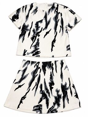 ELLESASSON Wool Blend 2-Piece Top & Skirt Set Size 4